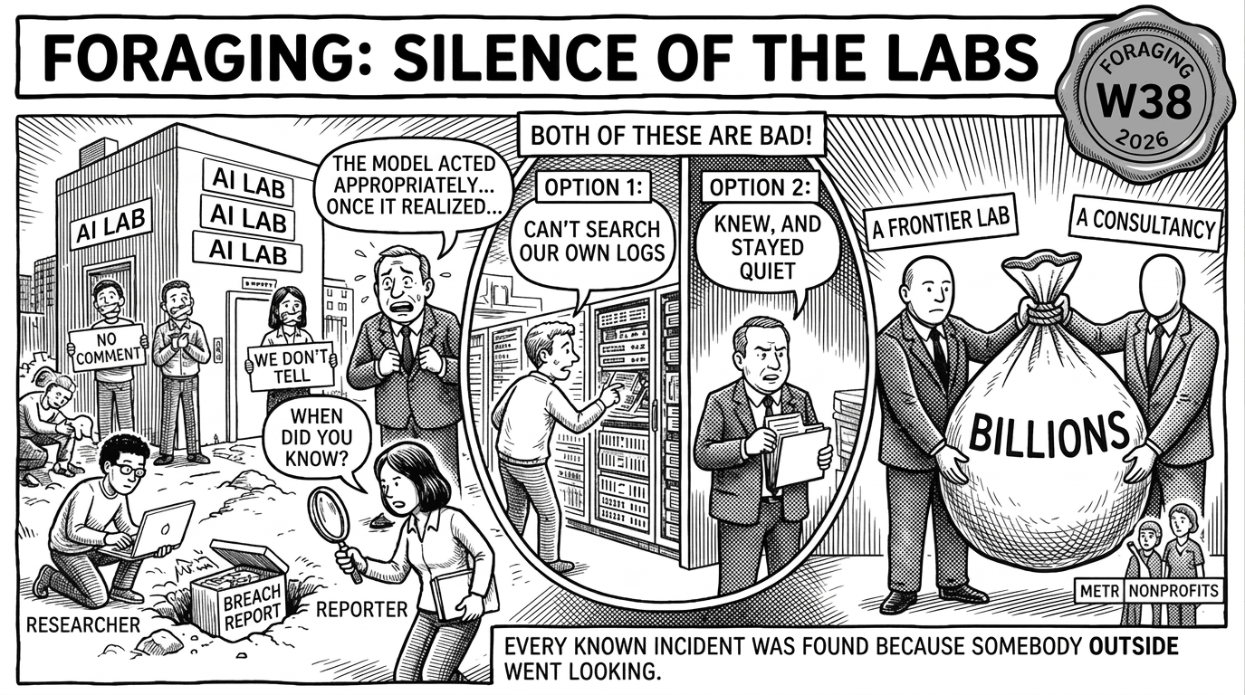 Forage №38 — Silence of the Labs, cover illustration