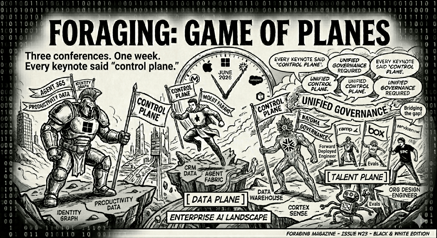Foraging: Game of Planes